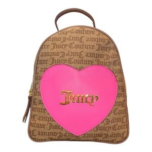 Juicy Couture Small Signature Backpack with Heart front pocket. BP 8